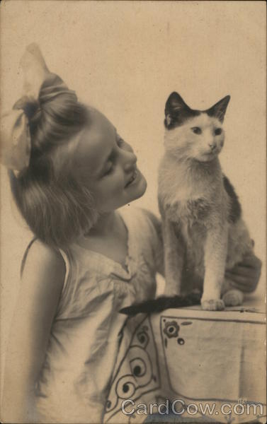 Photo of Girl and Cat Girls