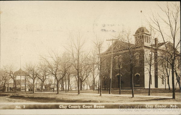 Clay County Court House Clay Center Nebraska