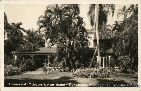 Thomas A. Edison Winter Home Fort Myers Florida