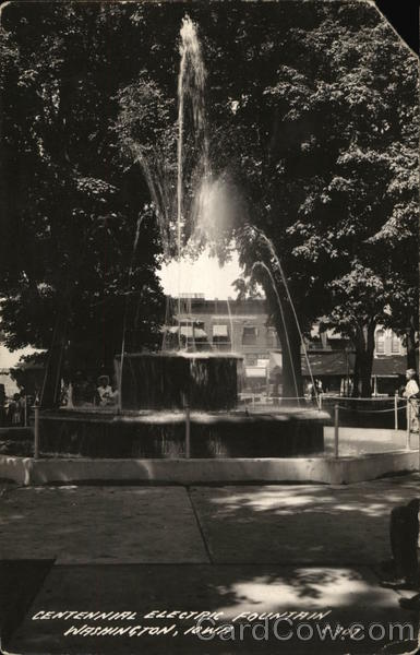 Centennial Electric Fountain Washington Iowa