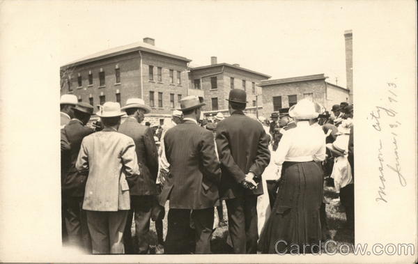 Crowd of Spectators Gathered