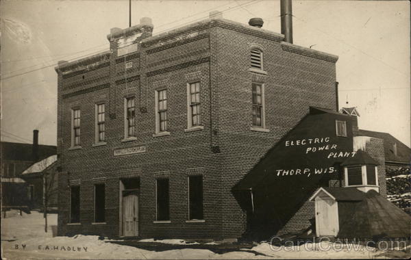 Electric Power Plant Thorp Wisconsin