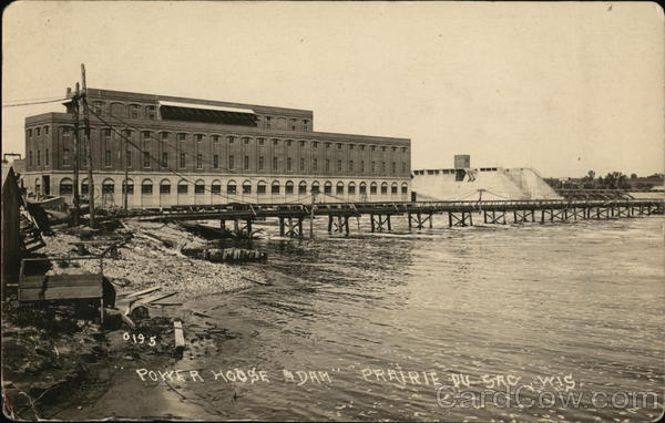Power House Dam Prairie du Sac Wisconsin