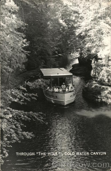 Through The Hole, Cold Water Canyon Wisconsin Dells