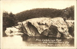 Precambrian Rock, Susquehanna River Postcard