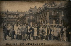 Palais de Versailles Visitors France Postcard Postcard Postcard