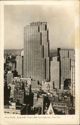 RCA BLDG., Rockefeller Center (853 foot high) Postcard