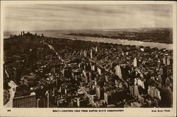 South-Western View from Empire State Observatory New York, NY Postcard Postcard Postcard