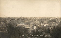 View of Estherville Iowa Postcard Postcard Postcard