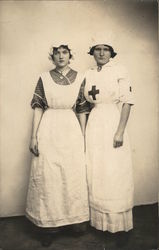 Two Nurses Postcard