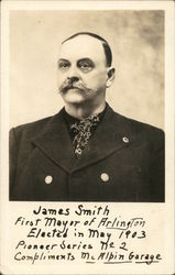 James Smith, First Mayor of Arlington 1903 Washington Postcard Postcard Postcard