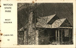 Cabin No. 13, Watoga State Park Postcard