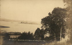 St. Croix Island, St. Croix River Calais, ME Postcard Postcard Postcard