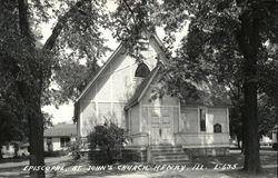 Episcopal, St. John's Church Henry, IL Postcard Postcard Postcard