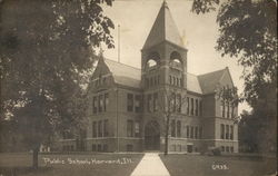 Public School Harvard, IL Postcard Postcard Postcard