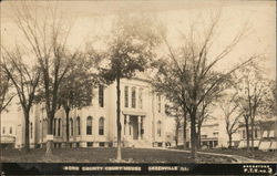 Bond County Court House Postcard