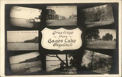Greetings From Gages Lake Postcard