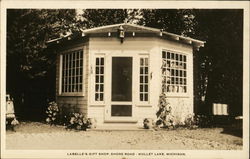 Labelle's Gift Shop, Shore Road, Mullett Lake Postcard