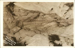 "Flowing Lava," Wonder Cave Decorah, IA Postcard Postcard Postcard