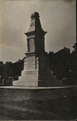 Indian Creek Massacre Monument Postcard