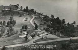 Twin Points Resort--No. Shore Drive Postcard