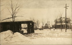 Slater's Filling Station Postcard