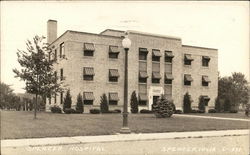 Spencer Hospital Postcard