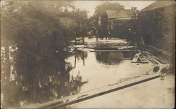 Flood Scene Amana, IA Postcard Postcard Postcard