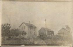Farm Buildings, Ransom Lake Postcard