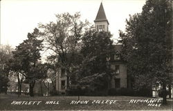 Bartlett Hall, Ripon College Postcard