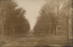 Residence Section Postcard