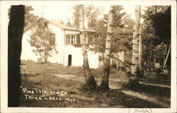 "Pine Isle" Lodge Postcard