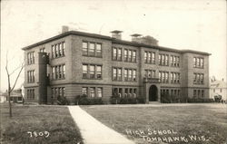 High School Tomahawk, WI Postcard Postcard Postcard