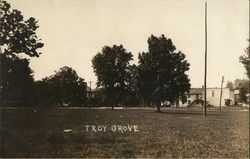 Park Scene Troy Grove, IL Postcard Postcard Postcard