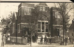 View of Church Waterford, WI Postcard Postcard Postcard