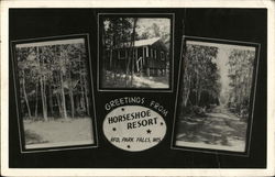 Greetings From Horseshoe Resort Postcard