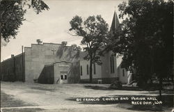 St. Francis Church and Parish Hall Postcard