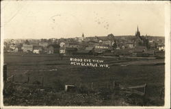 Birds Eye View New Glarus, WI Postcard Postcard Postcard