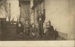 Snapshot of Family Postcard