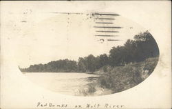 Red Banks on Wolf River Postcard