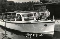 Floyd & Bob on Tour Boat Postcard