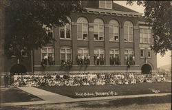 High School Augusta, WI Postcard Postcard Postcard