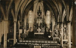 Interior, U.S.C. Church Postcard