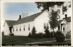 Cable Congregational Church Wisconsin Postcard Postcard Postcard