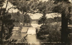 Duncan Falls in Irvine Park Postcard