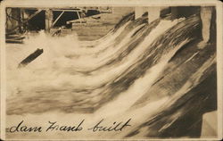 Chippewa Falls Dam Wisconsin Postcard Postcard 