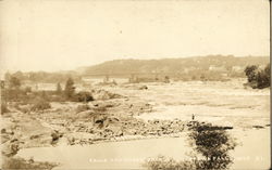 Falls and Bridge Postcard