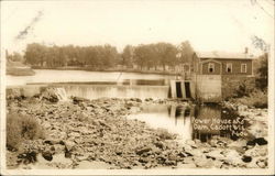 Power House and Dam Postcard