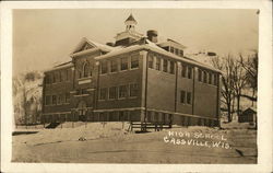 High School Cassville, WI Postcard Postcard Postcard