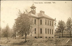 Public School Hustisford, WI Postcard Postcard Postcard